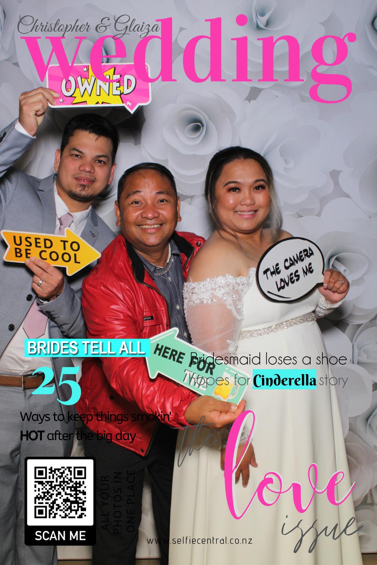 Christopher and Glaiza's Wedding | View more photos from the event at gallery.photobooth.co.nz/u/SelfieCentral/Christopher-and-Glaizas-Wedding